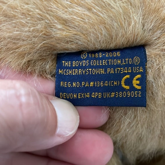 Boyd’s Bear 1988-2006 jointed limbs 17” tall tan bean belly great condition - Picture 6 of 11